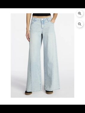 NO BOUNDARIES Extra-Baggy  Wide-Leg Pants